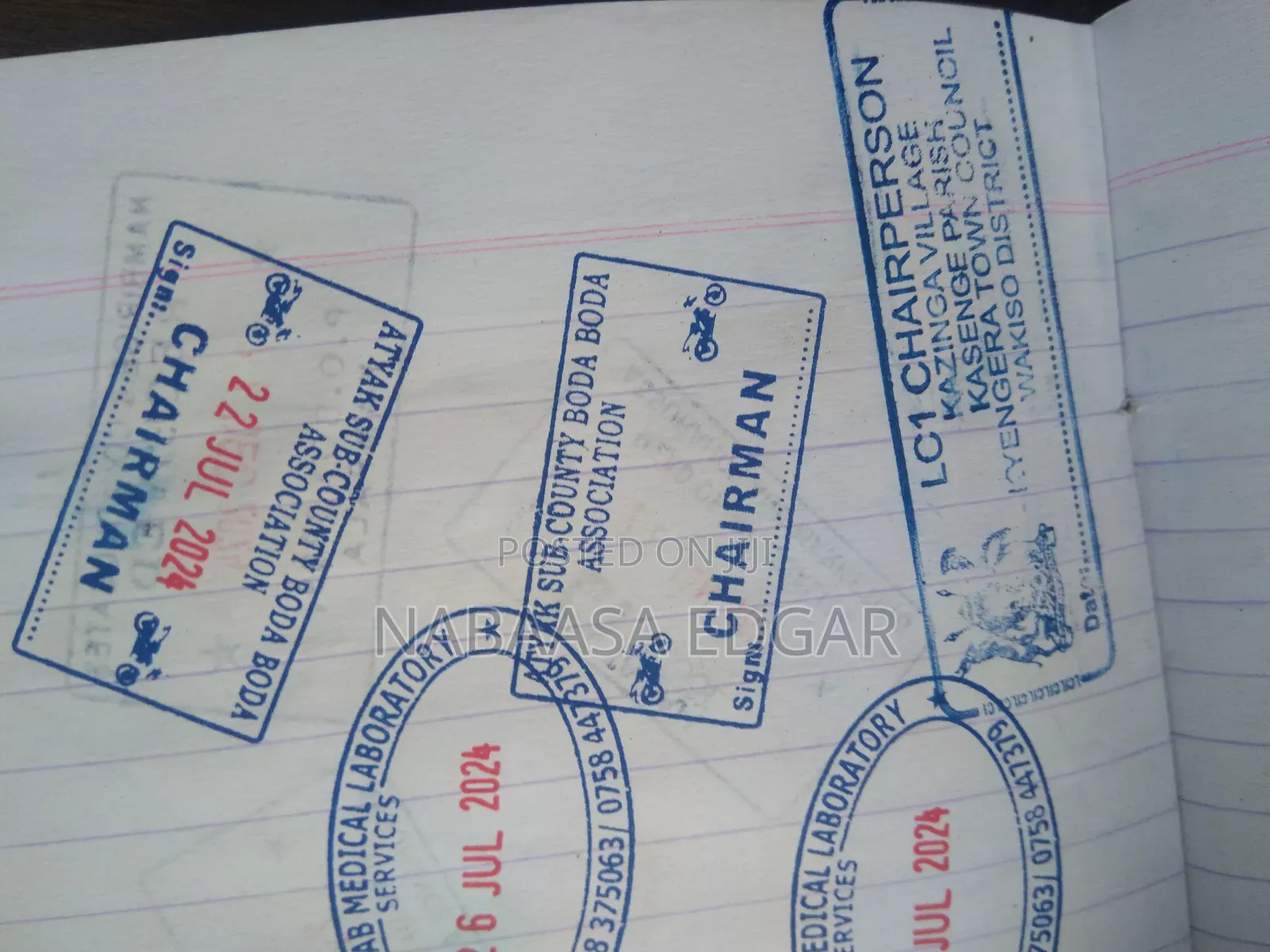 Oval and Rectangular Stamps and Seals