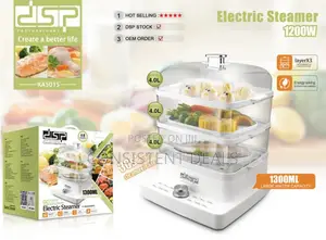 DSP Steam Cooker 1300ml 1200w