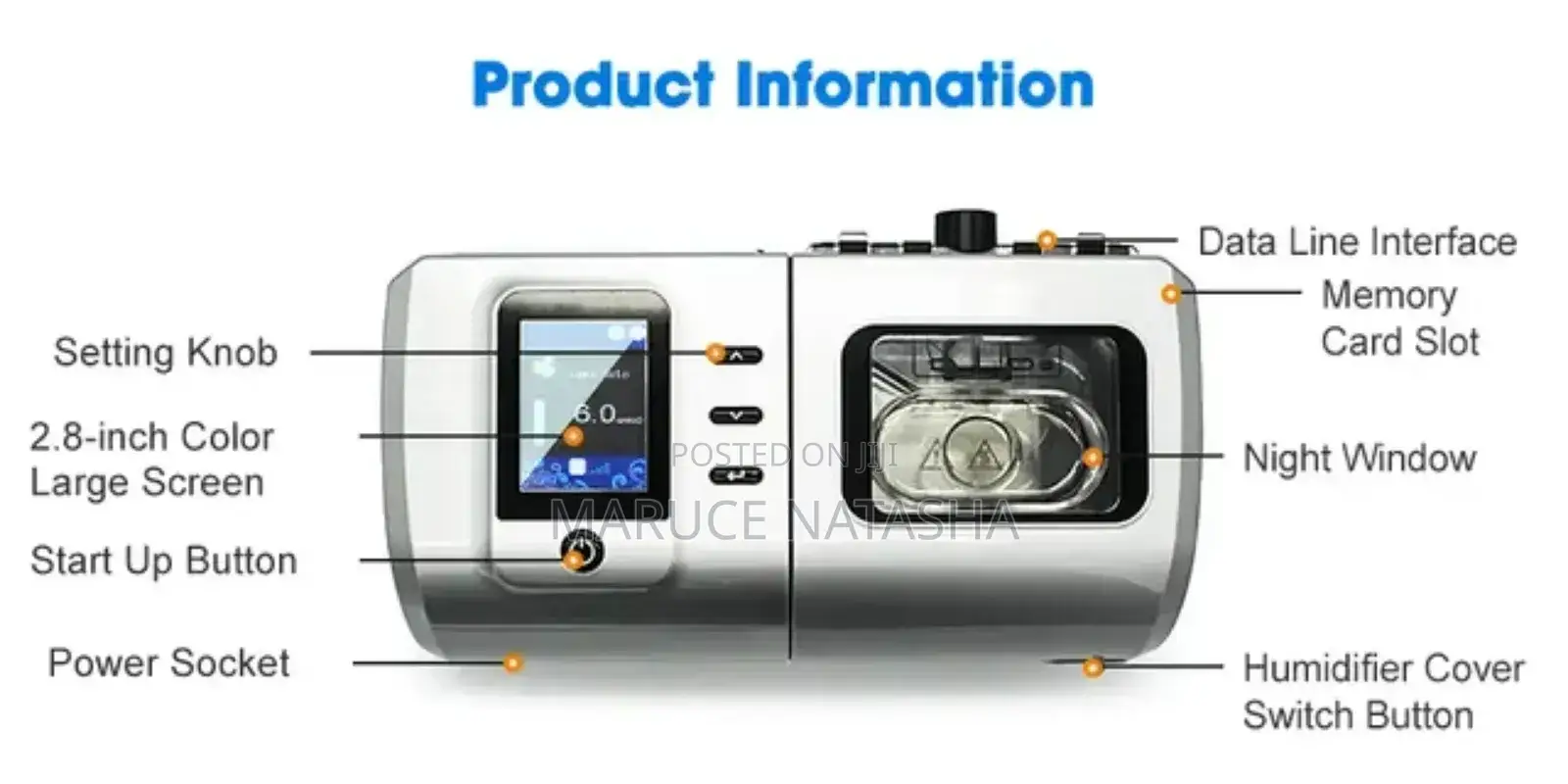 Adult Portable CPAP/ST Bipap Resuscitator Machine