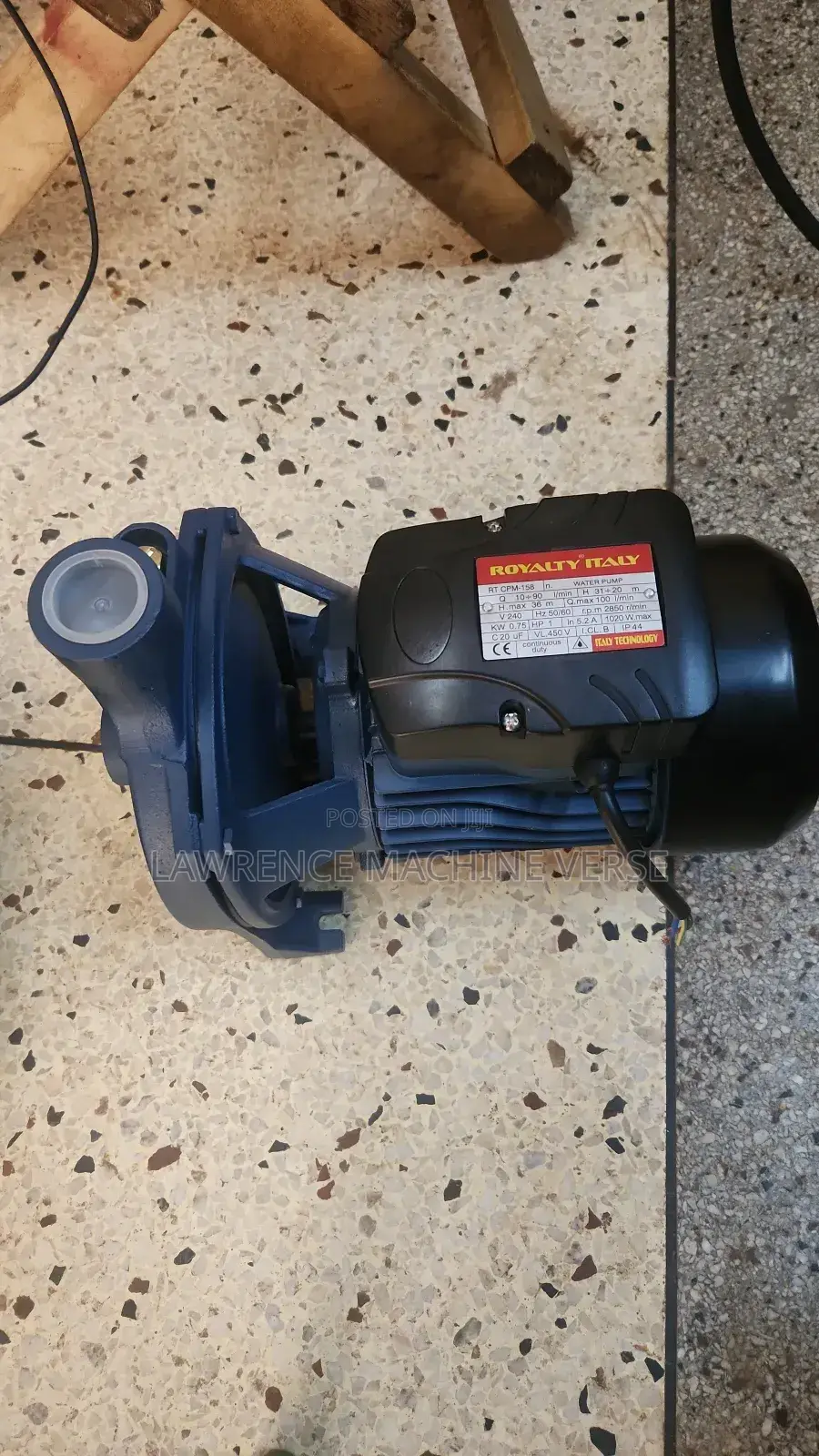 Surface Water Boost Pump 36m 1 HP