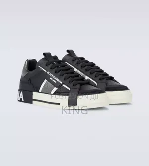 Exact Dolce Gabbana Leather Portofino Sneakers Men's
