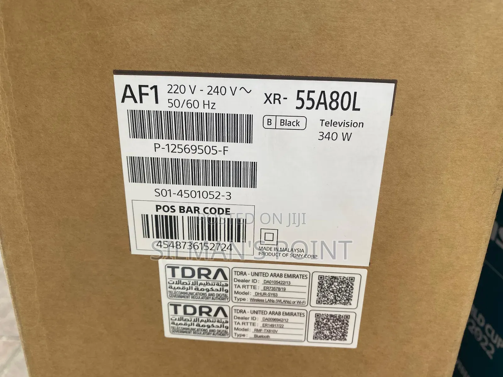 Oled A80L 55" SONY High End TV