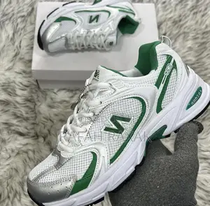 Original White/Green New Balance 350 Sneaker
