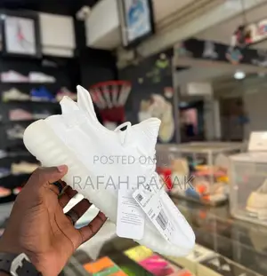 Original White Adidas Yeezy Boost 350 V2 Sneakers