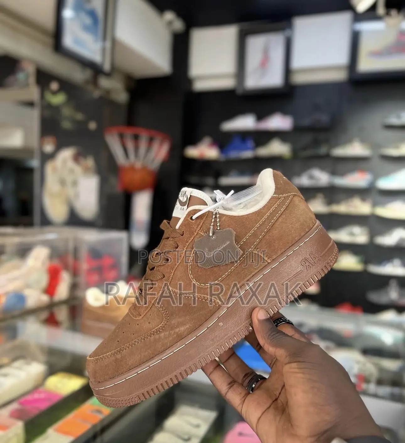 Original Brown Suede Nike Air Force Low in Stock