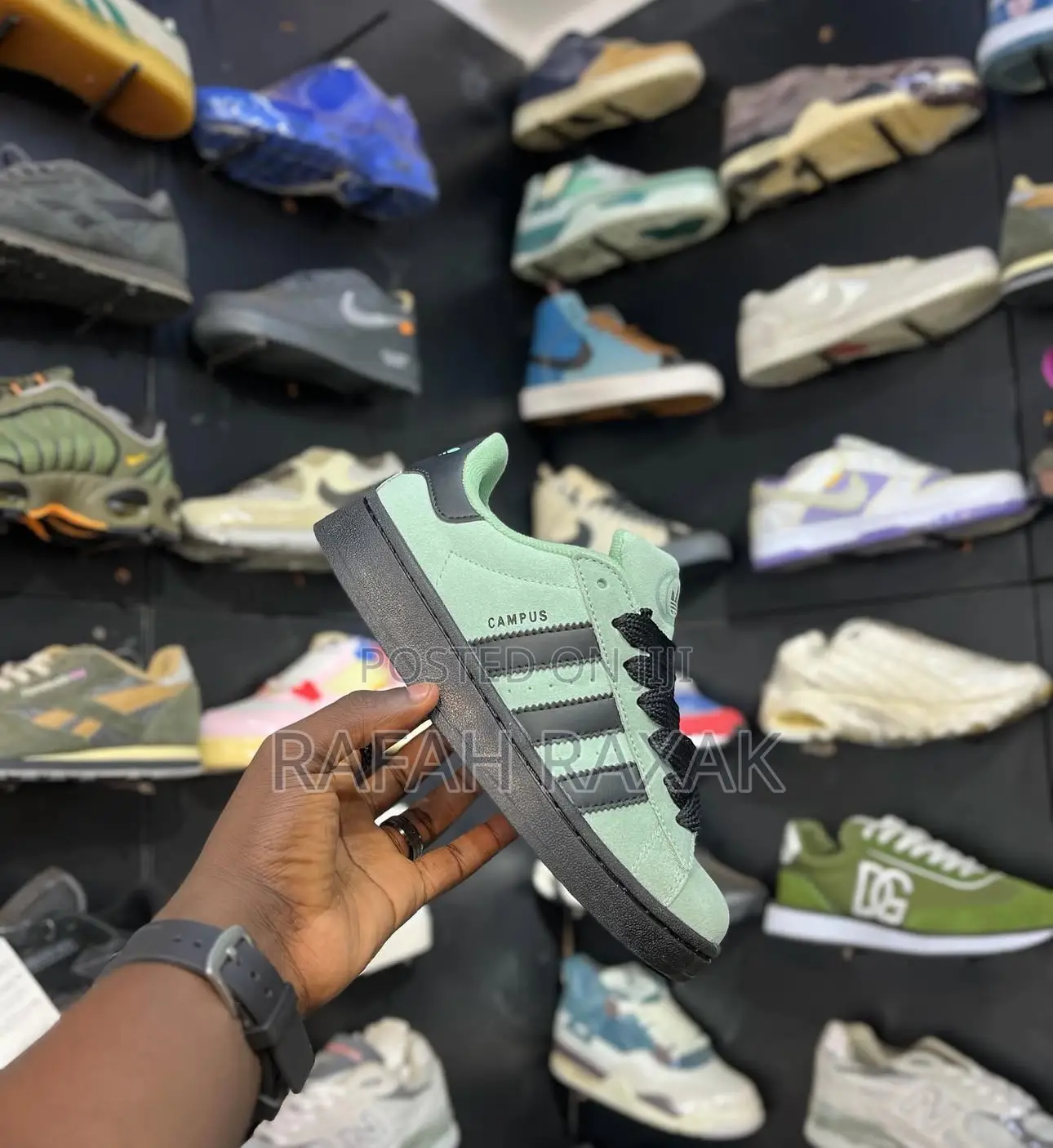 Original Adidas Campus 00s Pulse Mint Suede Sneakers