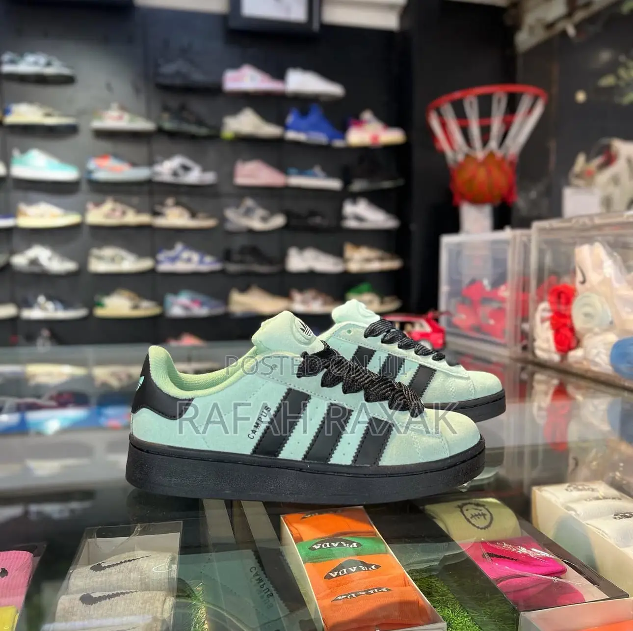 Original Adidas Campus 00s Pulse Mint Suede Sneakers