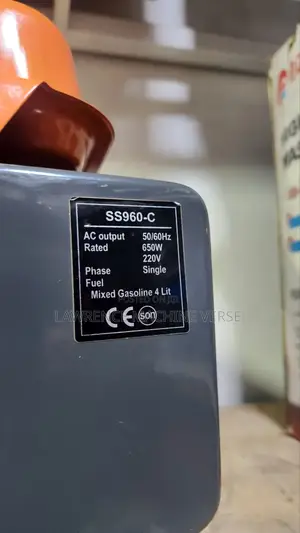 2 Stroke Gasoline Generator 650 Watts