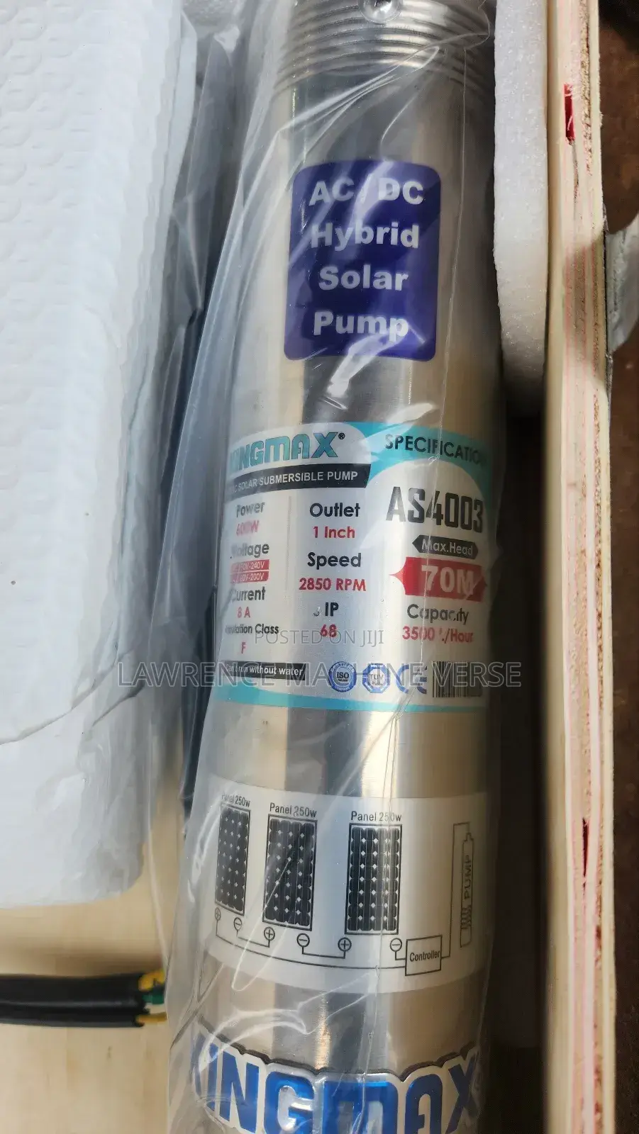 Kingmax Solar Water Pump 70 Meters