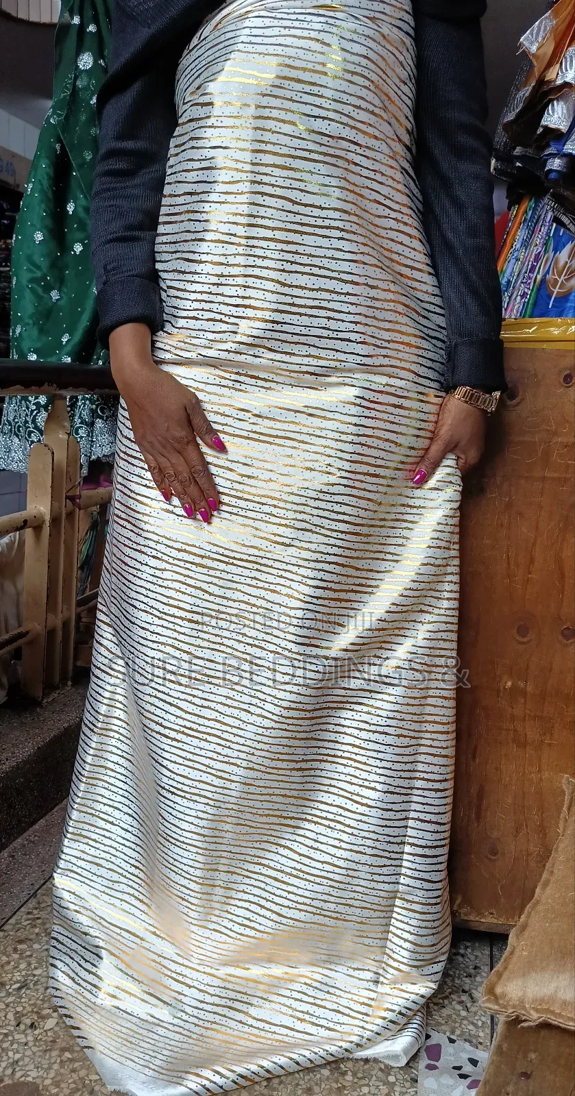 Simple Silk Gomesi Fabric