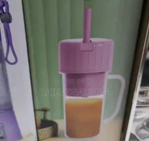 Juice Cup With Straw