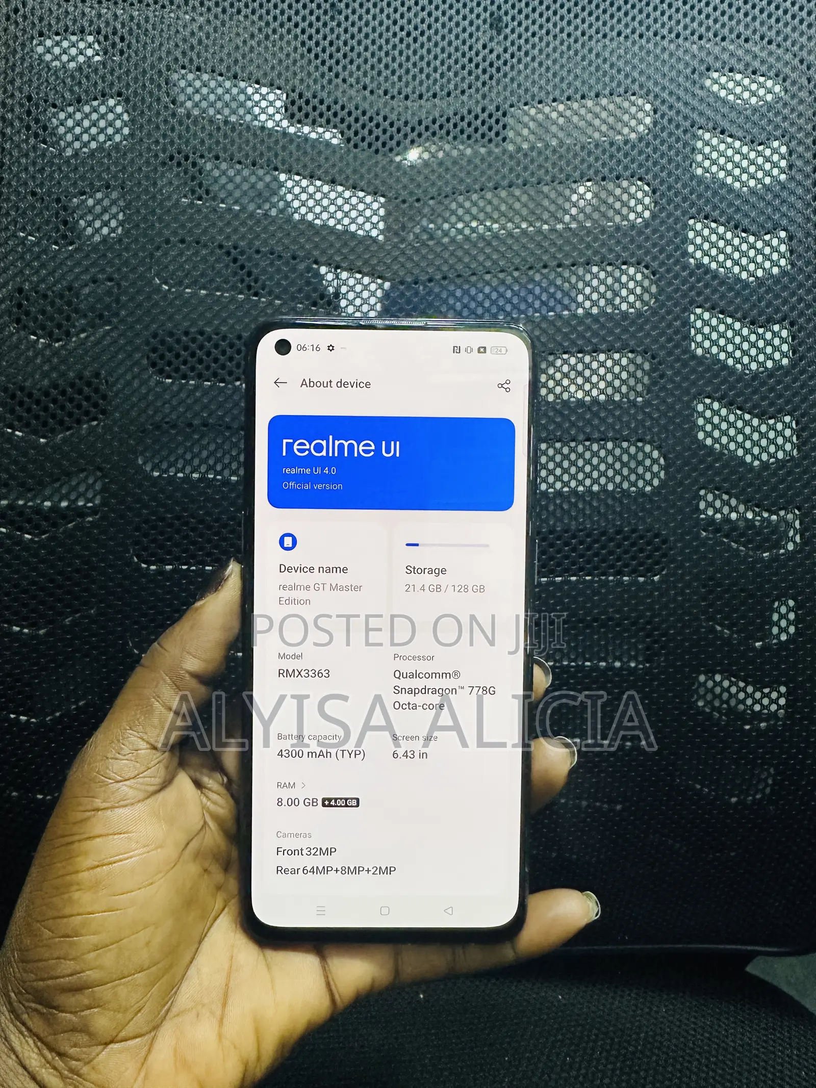 Realme GT Master Edition 128 GB Gray