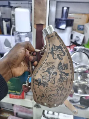 1500ML Animal Pattern Horn Shape Hip Flasks Set