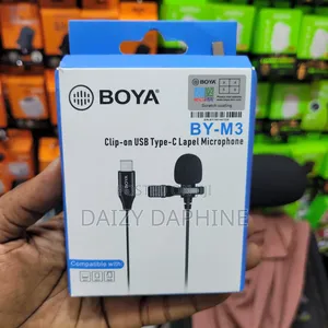 TYPE-C Lapel Microphone/ Boya Clip on Type-C Microphone