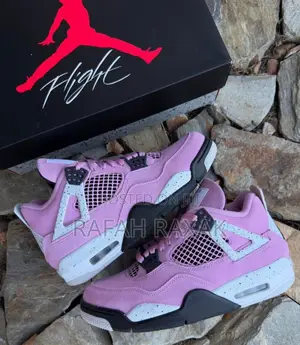 Original WMNS Pink Air Jordan 4 “Ochid” Sneaker