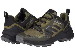 Army Green Adidas Terrex Swift R3 Gore-Tex Trek Hiking Shoes