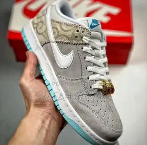 Nike SB Dunk Low Pro Retro “Barber Shop” Grey Sneaker