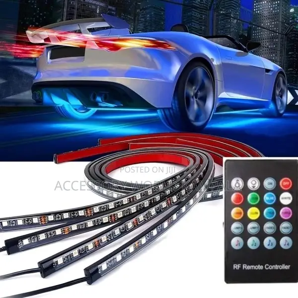 RGB Car Underglow Lights Waterproof Remote Control