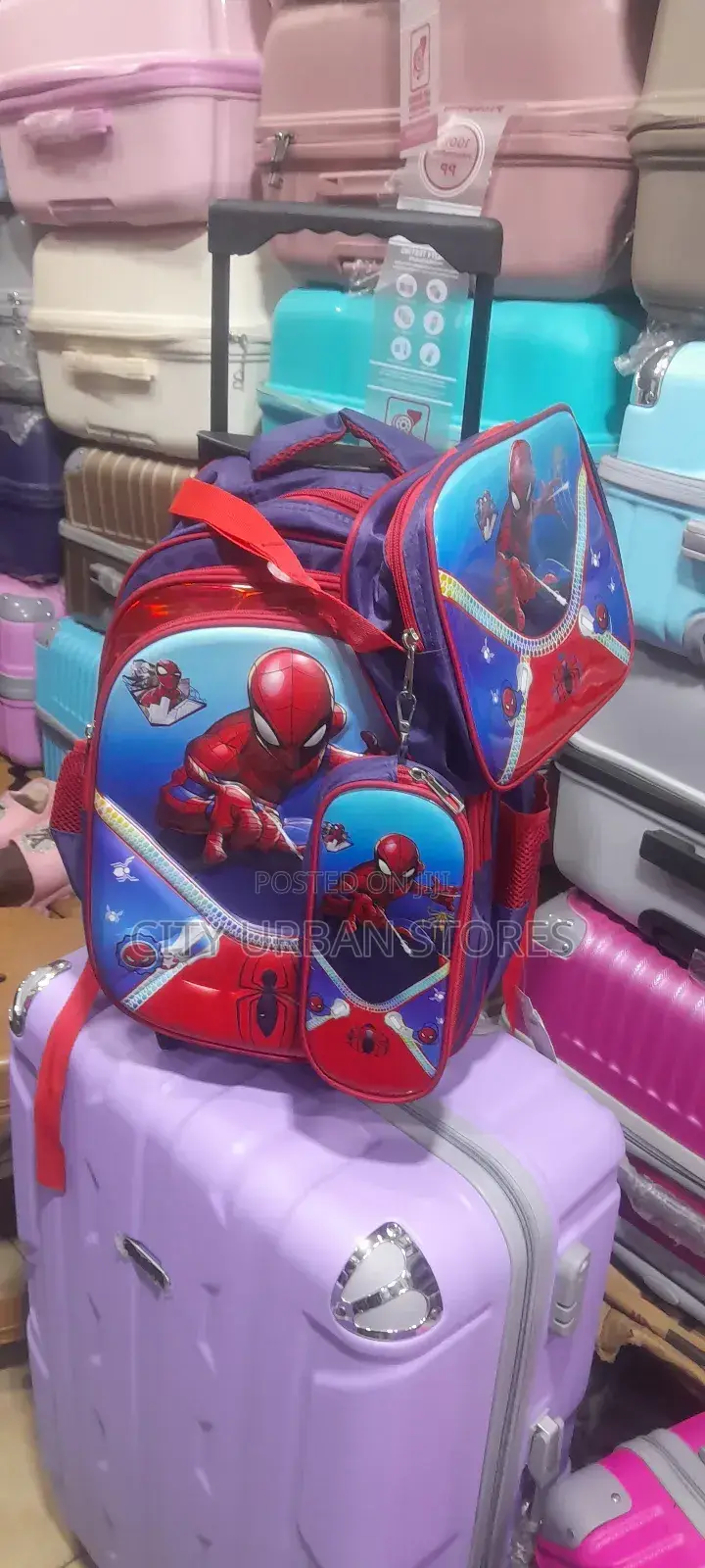 Spider Man Boys Trory Bag