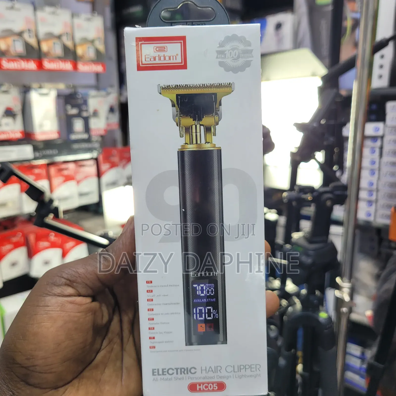Earldom Rechargeable Trimmer/ Electric Hair Clipper