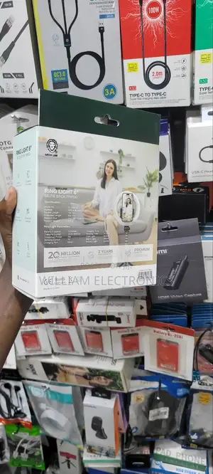 Greenlion Ring Light 6" Selfie Stick-Black