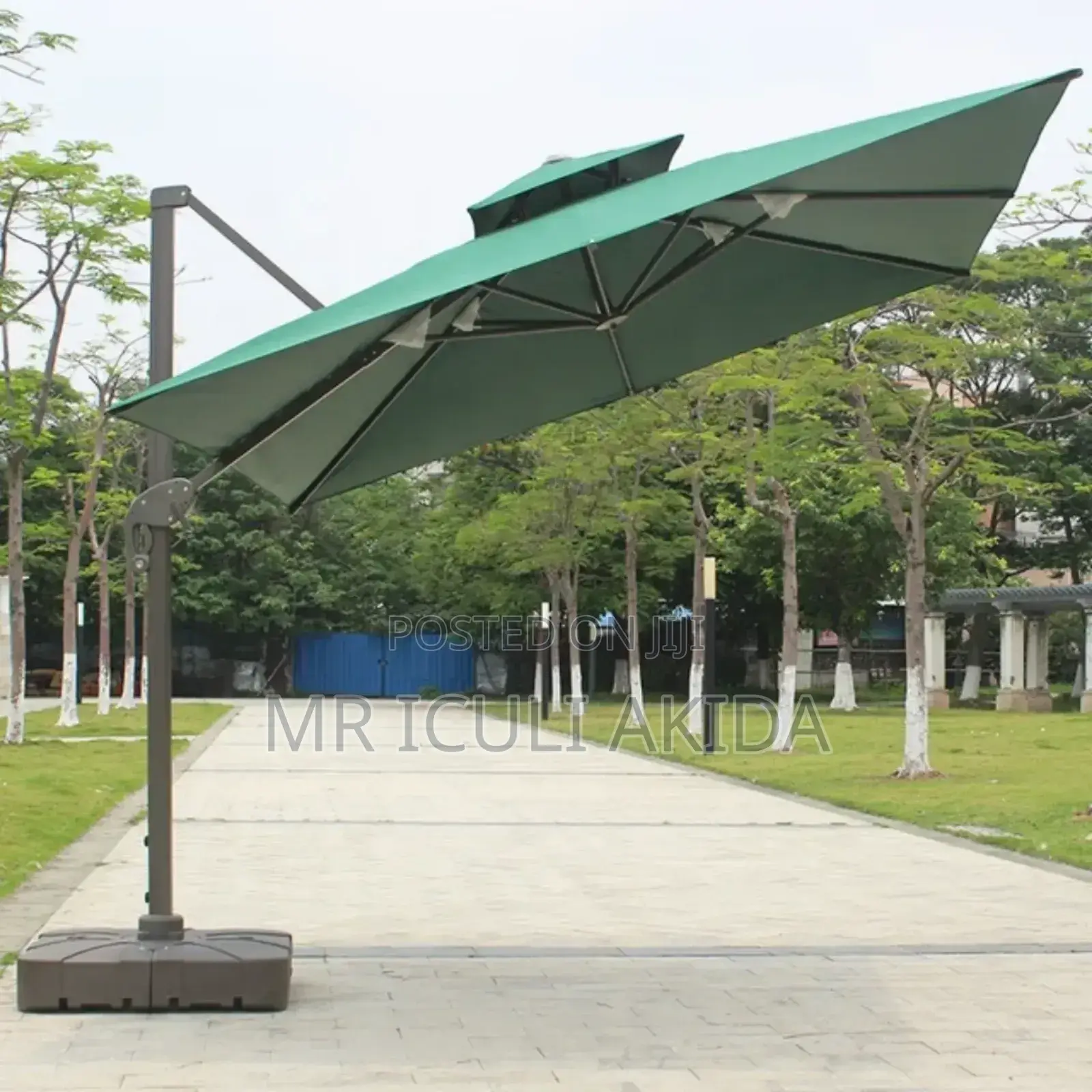 3x3mtrs 3600spin Garden Terrace Patio Cantilever Umbrella