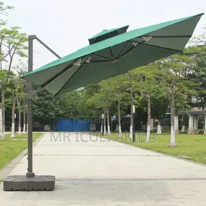 3x3mtrs 3600spin Garden Terrace Patio Cantilever Umbrella