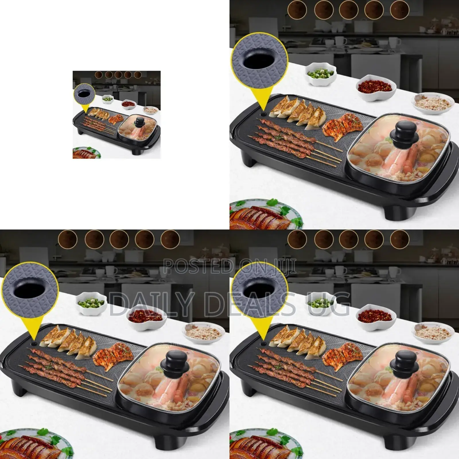 2 in 1 Electric BBQ Grill