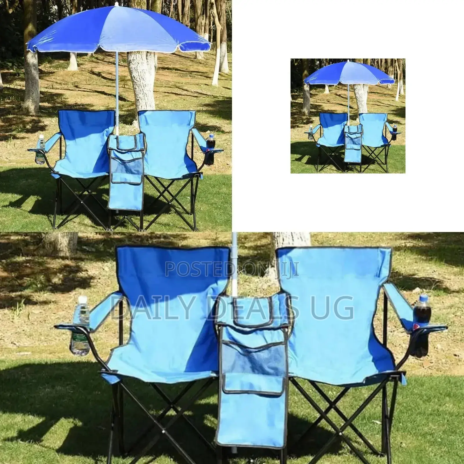 Blue Double Camping Chair