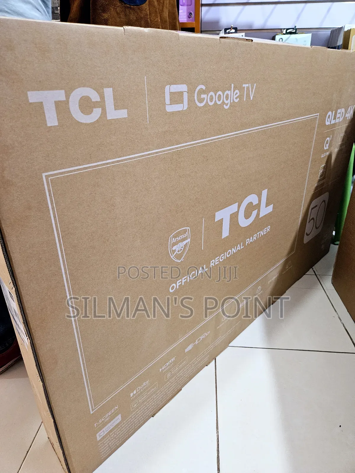 Qled 50" TCL Frameless Smart Tv