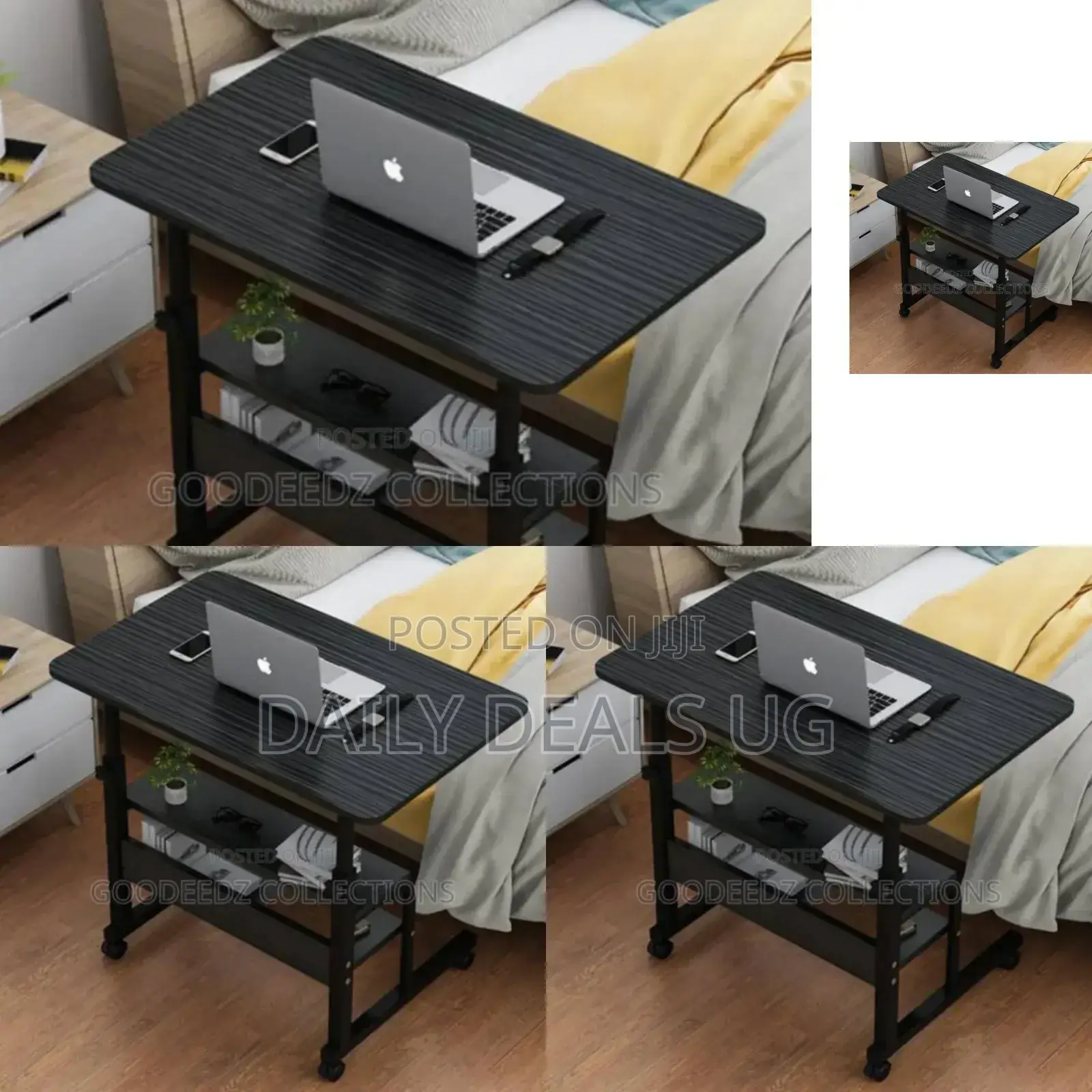 Black Adjustable Laptop Table