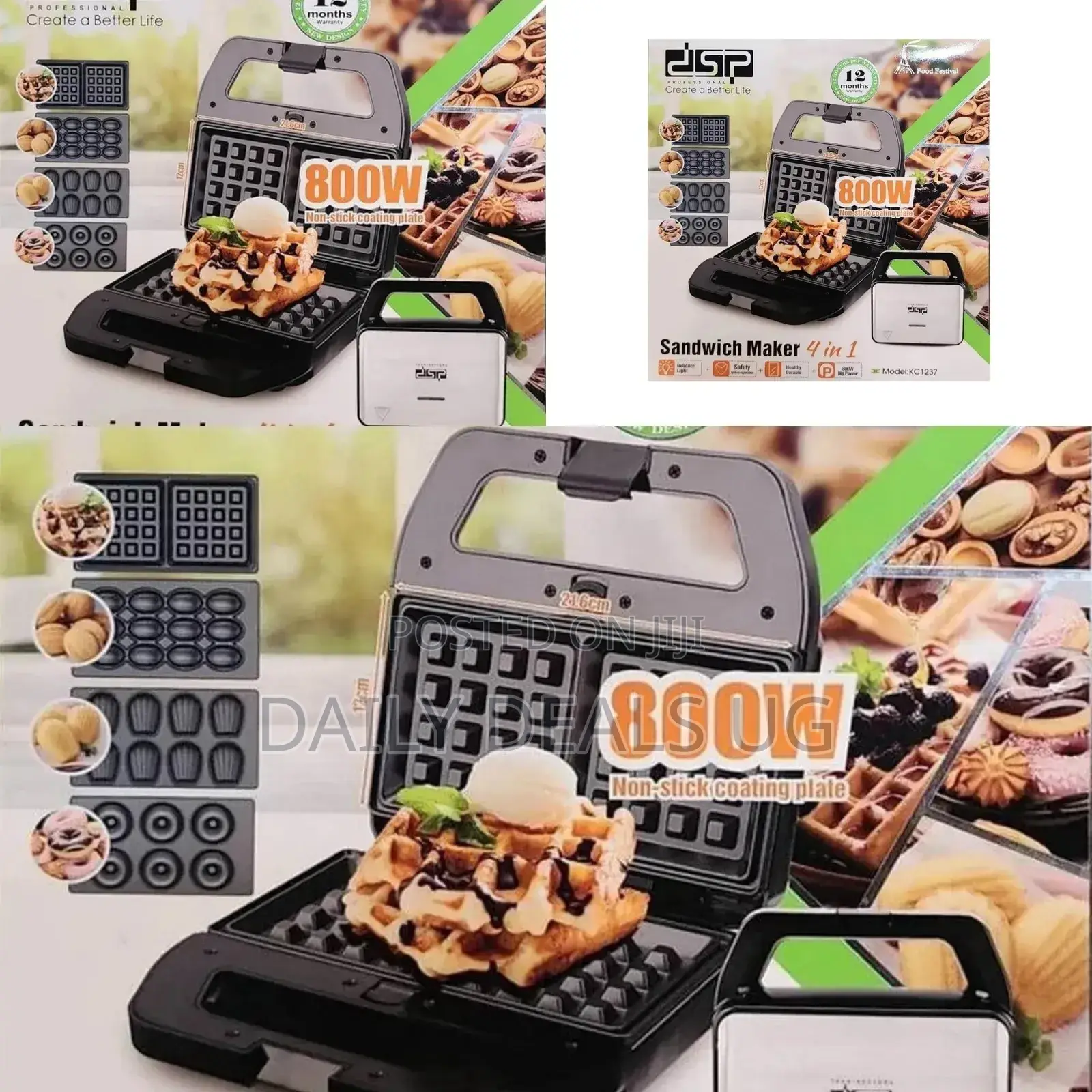 4 in 1 DSP Sandwich Maker