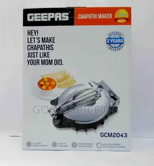 Geepas Chapati Maker With 2 Year Warranty