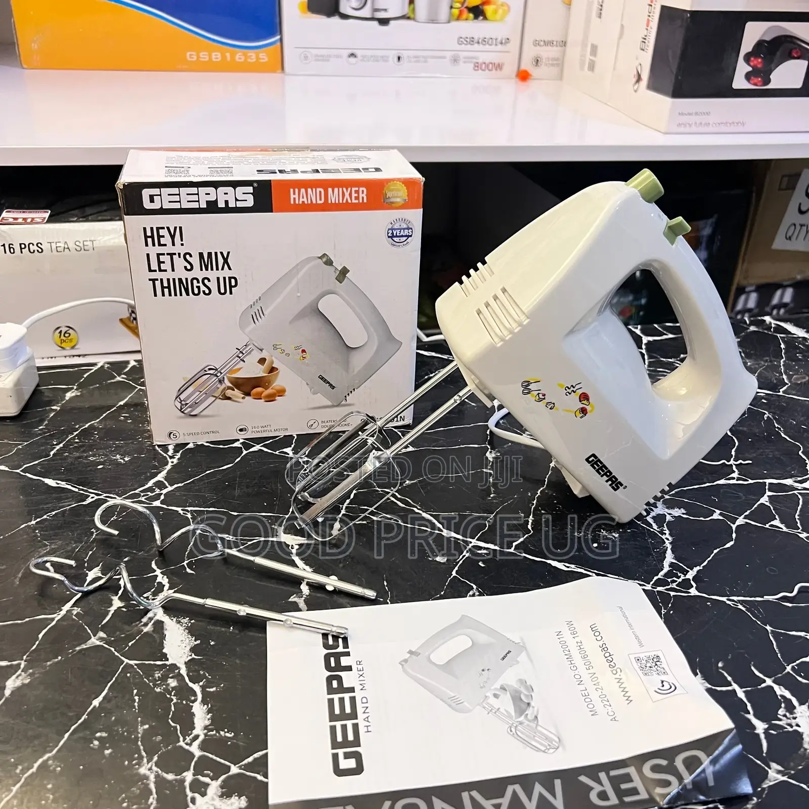 GEEPAS Hand Mixer With 2 Year Warranty