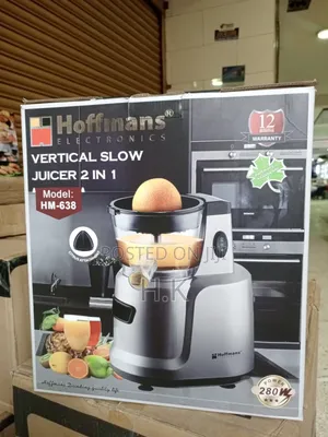 Hoffmans 2 in 1 Vertical Slow Juicer, Model HM-638.