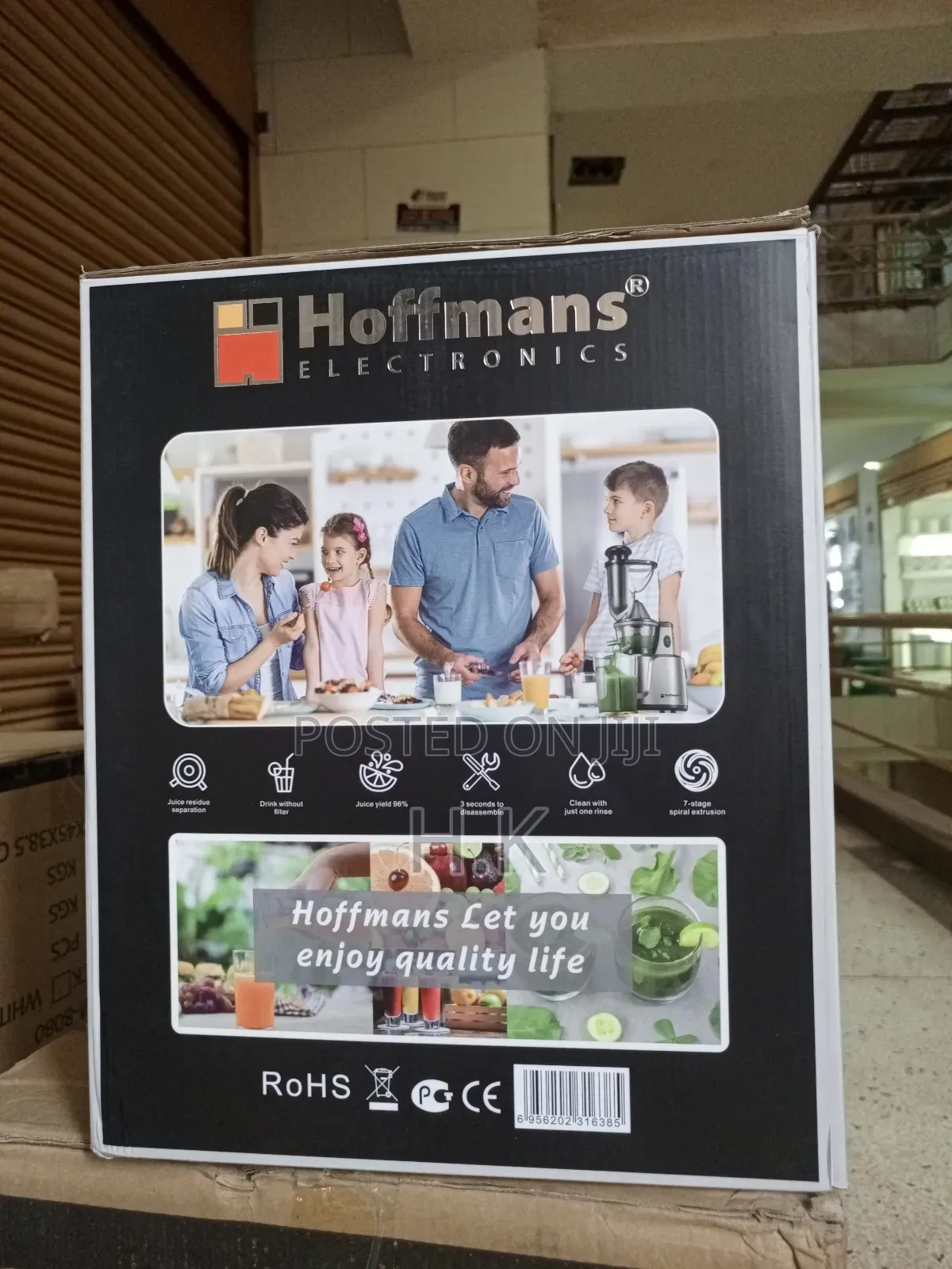 Hoffmans 2 in 1 Vertical Slow Juicer, Model HM-638.