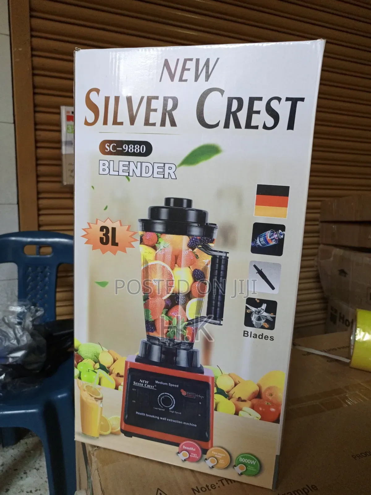 Silver Crest 3L Commercial Blender, Model SC-9880.