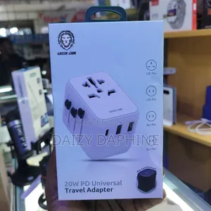 Green Lion World Travel Adaptor/20w PD Travel Adaptor