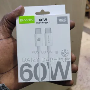 60W Bavin TYPE-C to TYPE-C Cable/ Super Fast 60W C to C
