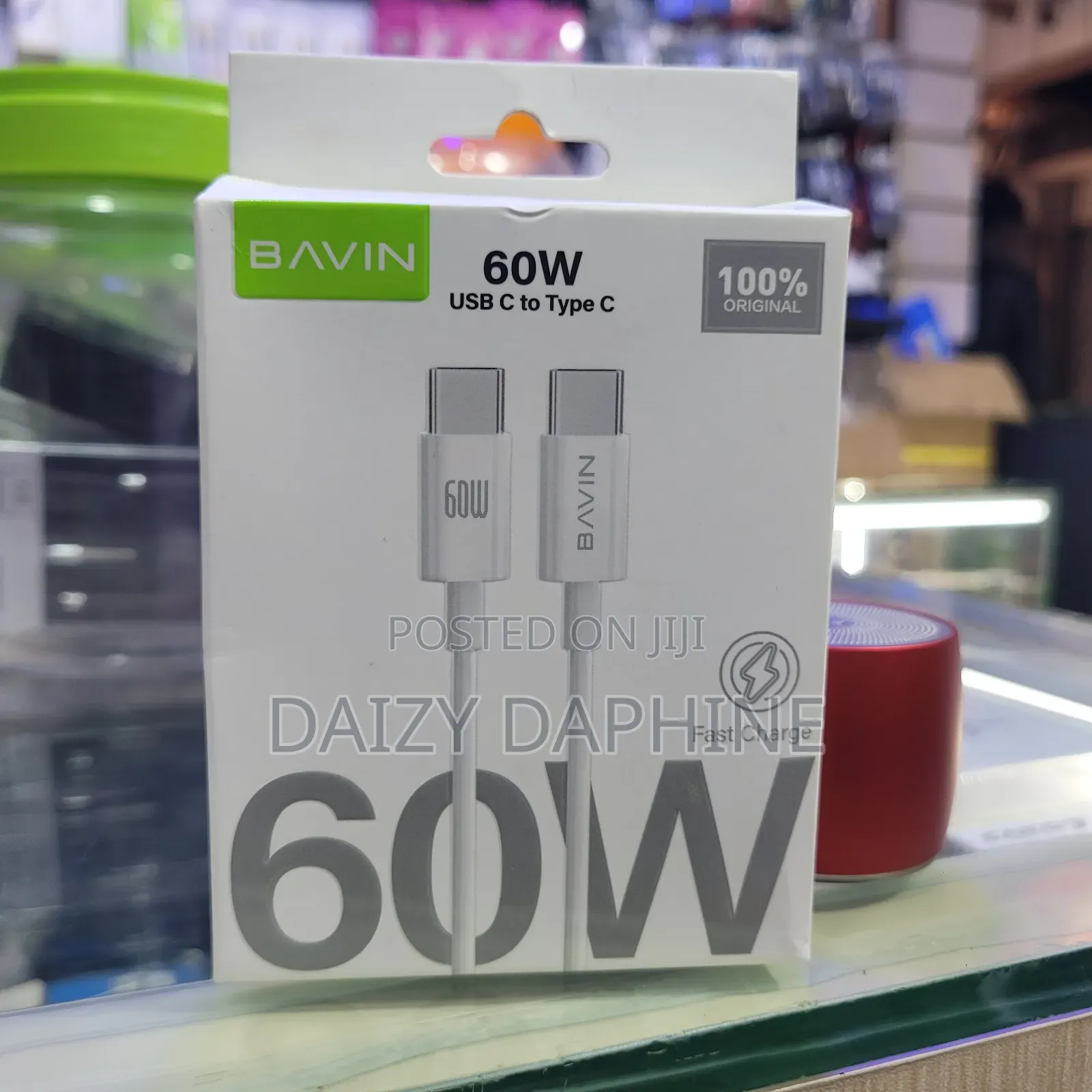 60W Bavin TYPE-C to TYPE-C Cable/ Super Fast 60W C to C
