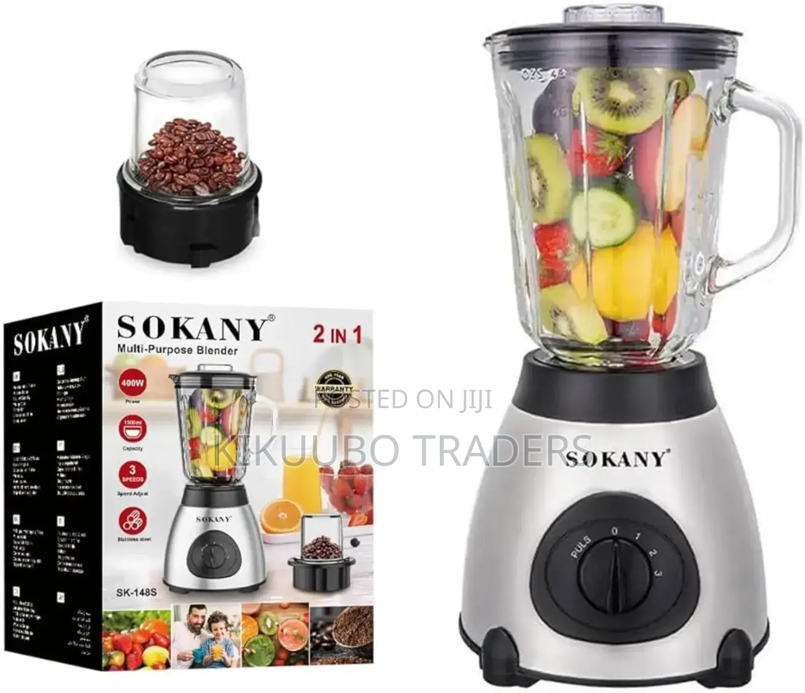 2in1 Electric Sokany Blender