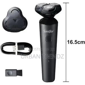 Sonifer SF-9531 USB Washable Three Blade Electric Shaver