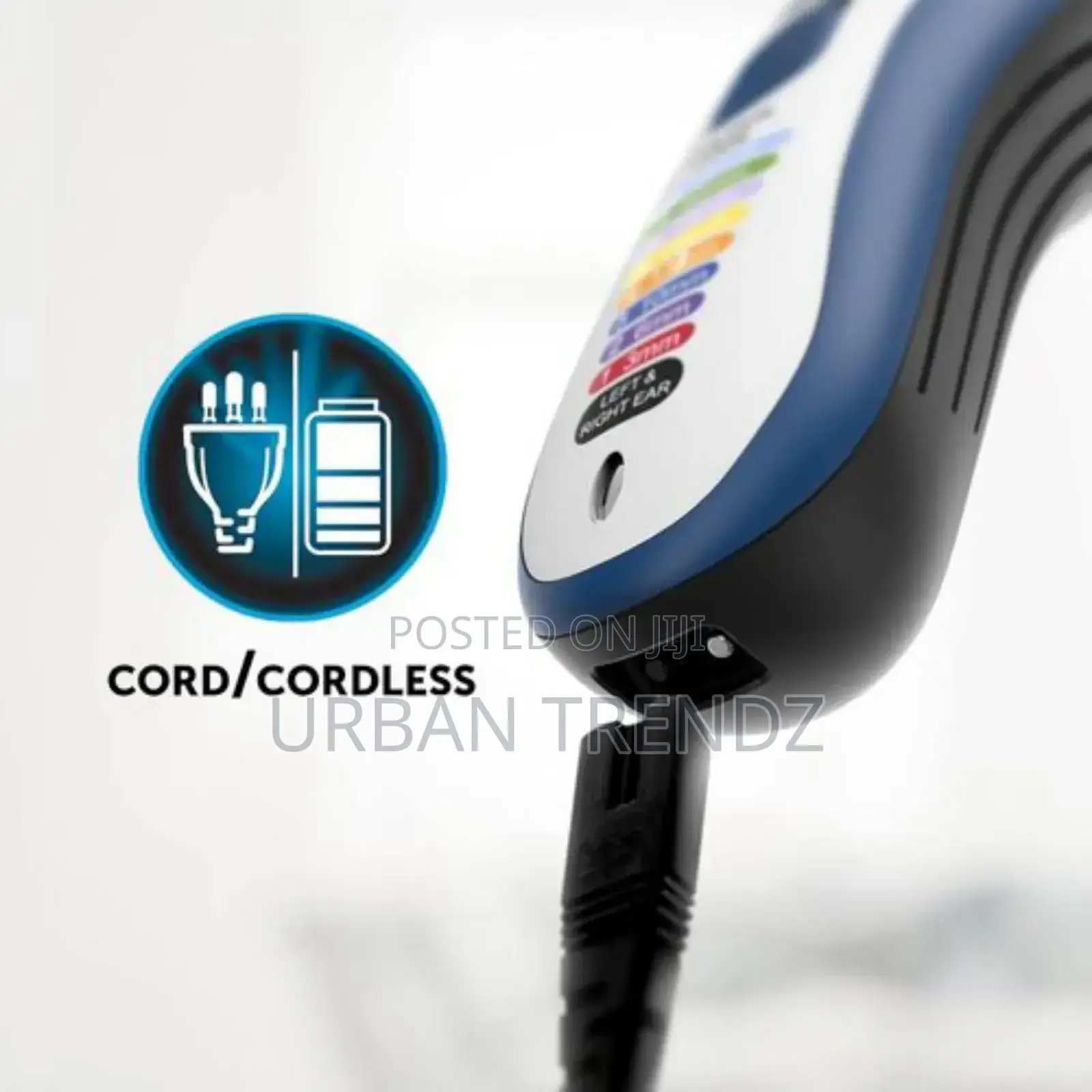 Wahl Cordless Hair Clipper - Blue and White