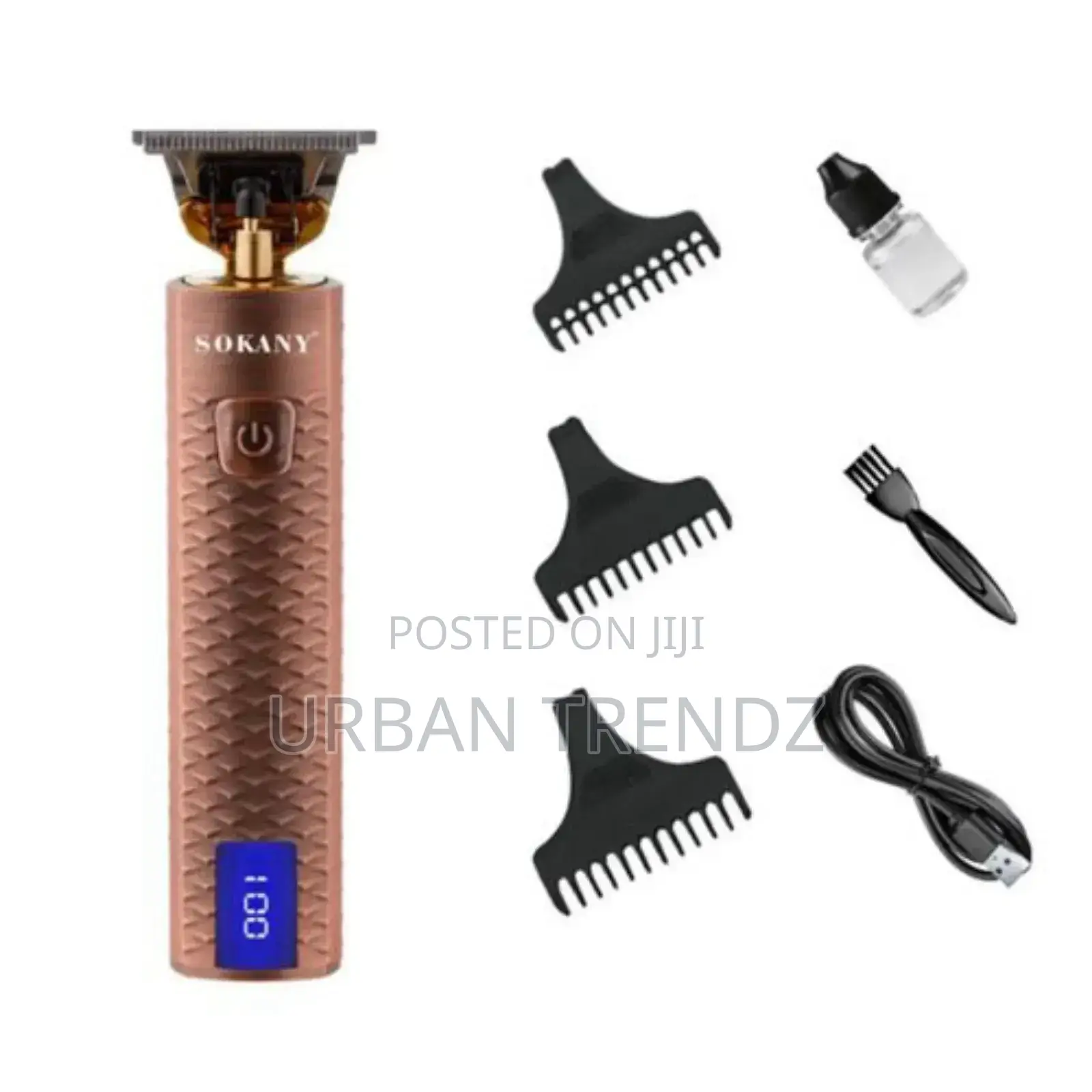 Sokany Rechargeable Hair Trimmer With Stainless Steel Blades