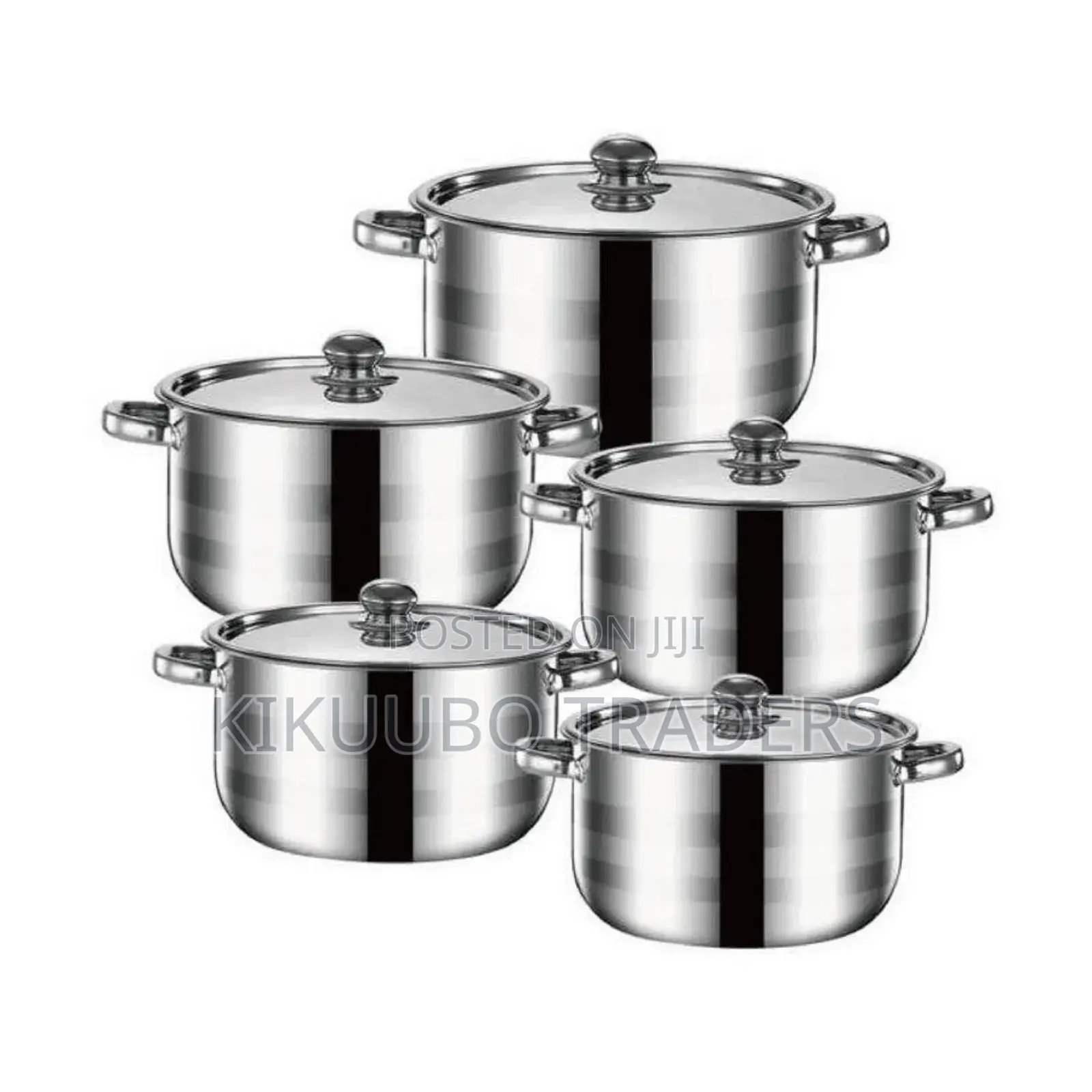 5pcs Stainless Steel Cookware Set