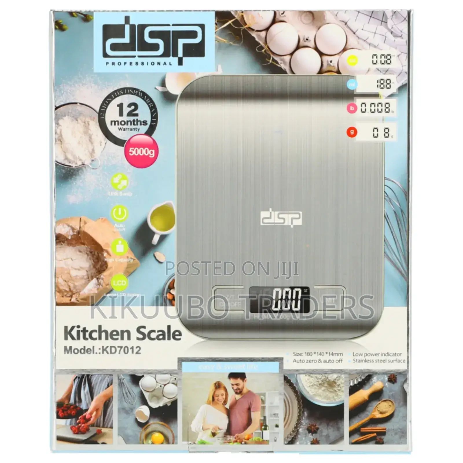 DSP Portable 5000g Kitchen Scale