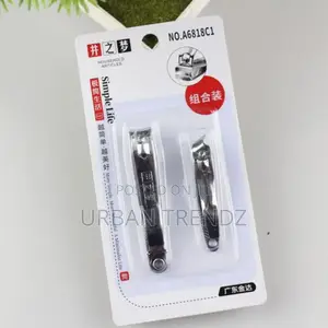 2pcs Nail Cutter Clipper Trimmer Manicure Keyholder