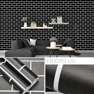 Black in Color and Cheap Price Wallpapers Per Square Meter.
