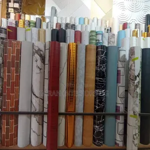 Plain and Colored Wallpapers for Both Kitchen and Shop Walls