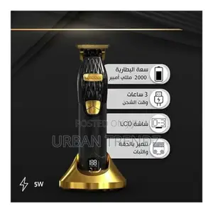 8 in 1 Professional Hair and Beard Trimmer -Multicolour